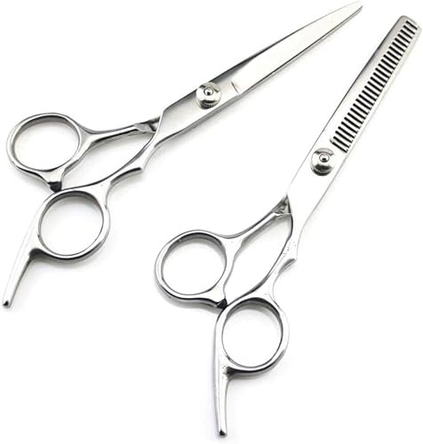 Forbici per Tagliare i Capelli Forbici per Capelli, Forbici da Parrucchiere in Acciaio Inossidabile, Forbici da Barbiere in Acciaio Inossidabile per sfoltire e strutturare, Modellare Parrucchiere PRO