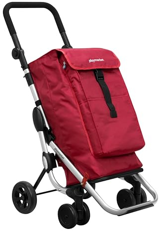 Playmarket Go Up Basic Poussette de marché, 110 cm, 39.5 liters, Rouge (Charme)