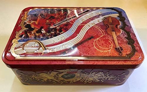 Haeberlein Metzger 350g Klassik Spieluhrdose Nürnberger Oblaten Lebkuchen Schoko und Glasiert