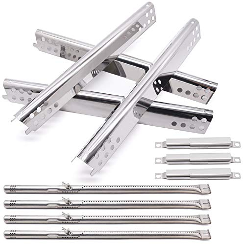 Grill Ersatzteile für Charbroil 463347017, 463377017, 463275517, 463673517 Gasgrills, Grillbrennerrohre & Heizplatten und verstellbare Crossover-Rohre Kit für CharBroil Performance Grills