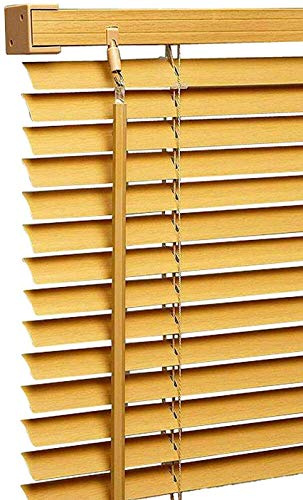 PVC Venetian Blind Blinds Easy Fit Curtains Trimmable Fittings Windows Treatment Shutters Twist Open Close Pay only 1 Flat shipping £3.99 for multiple buying (Teak, 120 W x 150 L)