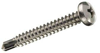 CAJA S 10 uds. TORNILLO ROSCA CHAPA CR AUTOT. 4,8x22mm FADIX