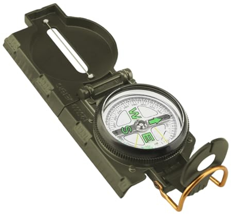 Kompass Outdoor,Outdoor Ausrüstung,Aluminiumlegierungsmaterial,Geeignet Für Die Jagd, Wandern Und Outdoor Camping Aktivitäten, Während Ihrer Outdoor Abenteuer Eine Stabile Richtung Zu Gewährleisten.