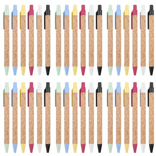 36er kugelschreiber Hochwertig, Kugelschreiber Set, Kugelschreiber, Schreibgerät für Schreiben, Journaling, Schule, Bürobedarf, Abschlussgeschenk (Schwarze Tinte)