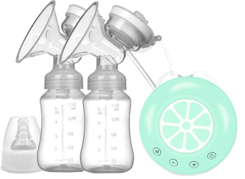 Sionhiuo Pompa elettrica per l'allattamento al seno, Pompa elettrica per il latte - Mungitrice per tiralatte per uso alimentare - Modalità multiple, basso rumore, forniture per l'allattamento al seno