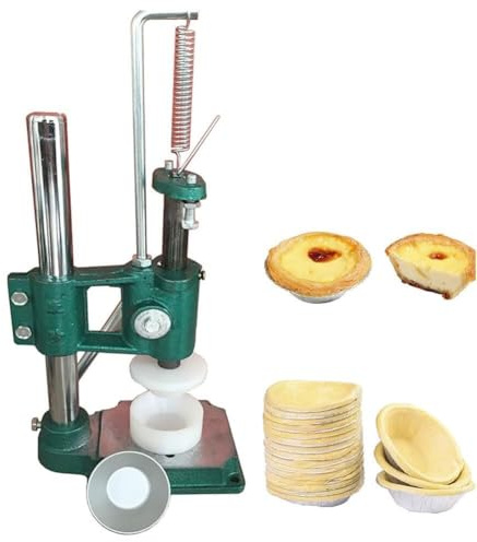 MAHWER Prensa Manual for tartaletas de Huevo, Moldeadora de tartaletas de Crema pastelera, moldes for Magdalenas y Muffins, for el hogar y restaurantes.(B03)