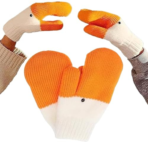 doyandader Roliga gåshandskar vinter, roliga gåshandskar, gäss vinter, vintergåshandskar, för flickor och vänner skidor män kvinnor föräldrar utomhus