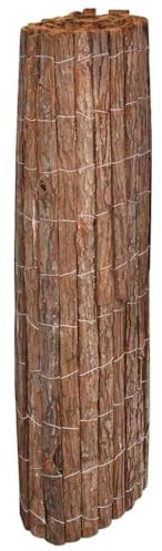 Solivagant Recinzione in Corteccia Marrone 100 x 600 cm Corteccia,Marrone,14.3kg