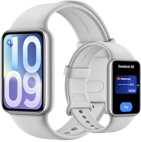 XIAOMI Smart Band 10 Pro NFC, Pulsera Inteligente, Plata