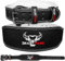 BEAST RAGE Gewichthebergürtel, Leder, strapazierfähig, Fitnessstudio, Bodybuilding, Workout, Training, Gewichthebergürtel, 10 verstellbare Löcher, 10,2 cm, gepolsterte (Schwarz, M)