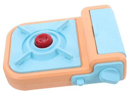SKISUNO De Cuisinière De Cuisine Portable Accessoires De Cuisine Appareils Factices Cuisinière À Gaz avec Effets Lumineux Et Sonores Fournitures De pour Enfants