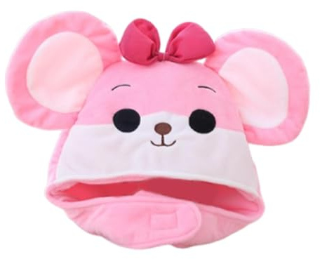 predolo Gorro de Disfraz de Animal, Gorro de Animal para niños y Adultos, cálido de Invierno con Orejas Grandes para Fiestas, Vacaciones, fotografía, Disfraz.