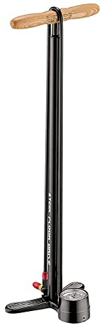LEZYNE Unisex-Adult Steel Floor Drive Tall 220psi, 66, 5cm Standluftpumpe, schwarz/Glänzend, M