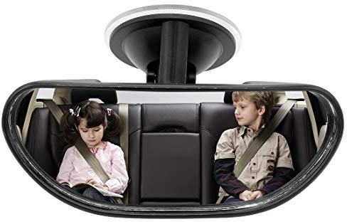 Yuhtech Specchio sedile posteriore auto, Ventosa ruotabile di 360 gradi Specchio Retrovisore Interno per Auto Sedile Posteriore