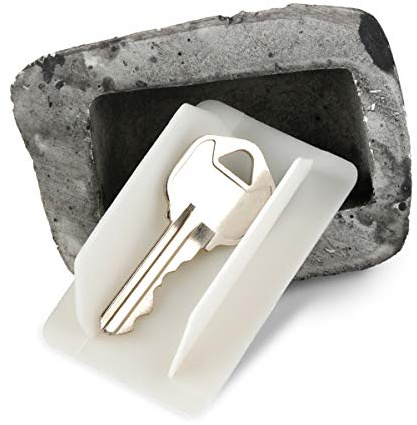 Hide a Key Outside Rock Looks Like a Real Rock - Weatherproof Rock Key Perfect for Emergencies - Fake Rock Key Hider Outside Decorative
