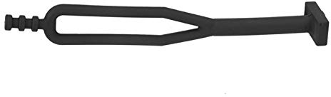 Accessorio per Montaggio su Motocicletta con Cinturino in Gomma per Cavalletto Laterale Adatto per 14 19 (Nero)