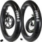 MOOVMOOV 2X Fahrradschlauch 20x4.0 - Fat Bike Schlauch 20x4 Mit geradem Schrader-Ventil AV 33mm für Fatbike, Mountainbike, Elektrofahrräder (100-406)
