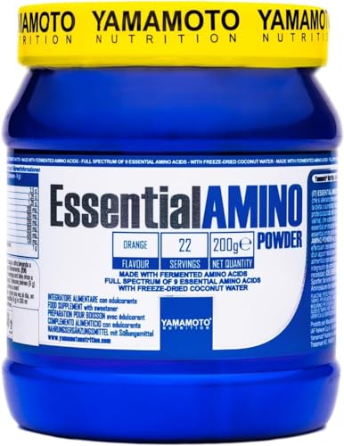 Yamamoto Essential Amino Powder 200 gr - aminoacidi essenziali, gusto Arancia