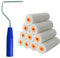Rodillo Pintura Pared Pack 11, Rodillos Para Pintar Paredes y Mango Ergonómico,Juego de Rodillos de Pintura, Rodillo Pintura Pequeño, para Acabados Finos, Mates o Satinados