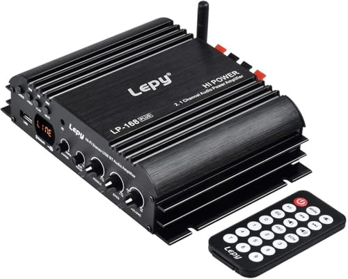 DollaTek LEPY LP-168 Plus Bluetooth 2.1 IR Channel 2X 45W 1x 68W Hi-Fi Stereo Digitale Bass Audio USB MP3 MP4 Amplificatore per Auto Dvd LED Light