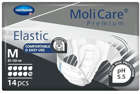 MoliCare Premium Elastic 10 Tropfen - Gr. Medium - Windelhosen und Inkontinenzhosen von Paul Hartman