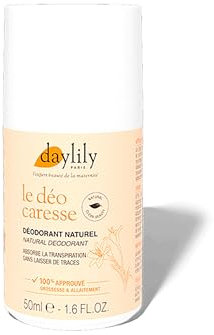 Daylily | Le Déo caresse - Déodorant Naturel | Compatible Grossesse et Allaitement | Régule la Transpiration & Prévient les Mauvaises Odeurs | Végan & Cruelty Free | Fabriqué en France | 50 ml