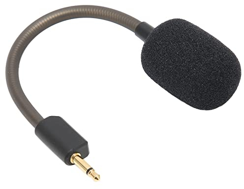 MICR¨®Fono Repuesto para Auriculares de Juegos Desmontables con Cancelaci¨®n de Ruido Conector 3,5 mm MICR¨®Fono Mono 2 Polos