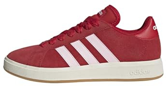 adidas Mujer Grand Court Base 00S Shoes, Better Scarlet/Clear Pink/Off White, 38 EU