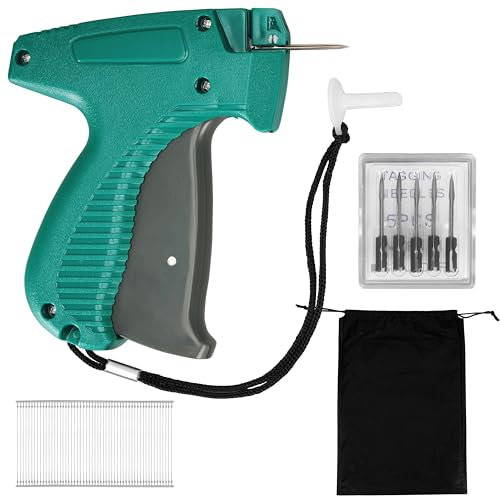 BELLE VOUS Mikronähpistole für Kleidungsreparaturen - Nähpistole/Etikettiergerät für Kleidung - Nähpistole & Nähwerkzeug - Mini Nähmaschine - Hand Nähmaschine - Etikettierer