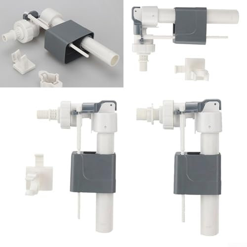 Valve d'entrée de réservoir d'eau murale pour salle de bain moderne (1,27 cm)