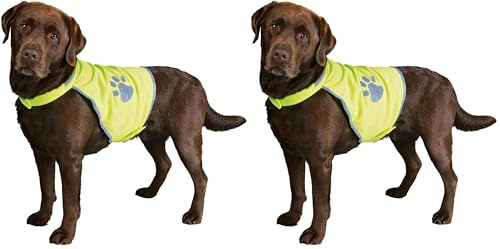trixie Gilet de Sécurité pour Chiens Taille M/50-68 cm (Lot de 2)