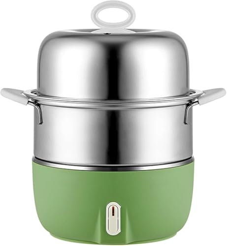 Automatic Electric Egg Boiler & Steamer - Stainless Steel Multifunction Cooker w/ 7-Egg Capacity | Compact Countertop Appliance for Perfect Boiled, Poached & Steamed Eggs