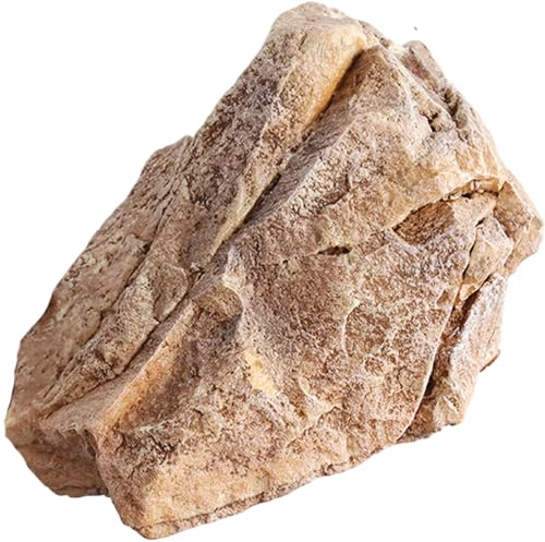 Roches artificielles réalistes pour paysage, 35,1 x 26,9 x 22,1 cm, pour aménagement paysager, faible entretien, housse de puits en polyuréthane et mousse, type grès