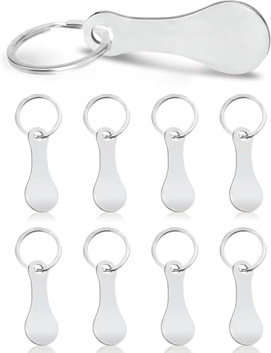 Svalor 8 Trolley Token,Stainless Key Ring,Removable,Supermarket
