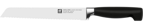 ZWILLING Coltello da Pane, Lunghezza Lama: 20 cm, Lama seghettata, Acciaio Inox Speciale/Impugnatura in plastica, Four Stars