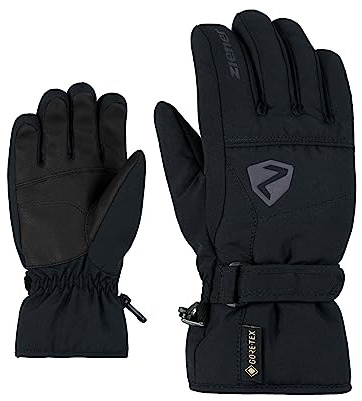 Ziener Lago GTX Glove - Guanti da sci per bambini, impermeabili, traspiranti, colore nero, taglia 5,5