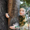 Meyas Garten Statuen und Figuren - Fee Baum Dekoration Skulptur Peeker - Außendekoration Ornament für Hof und Garten - Kunst Baum Hugger
