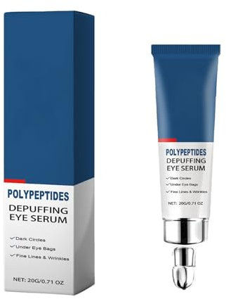 Seurico Peptide Depuffing Eye Sérum, gel anti-rides pour les yeux, sérum éclaircissant et raffermissant aux peptides pour les yeux (1 pièce)