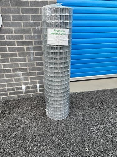 1.2m x 30m Welded Chicken Mesh Roll 16 Gauge, 50mm x 50mm Hole Galvanised Wire Mesh Fencing