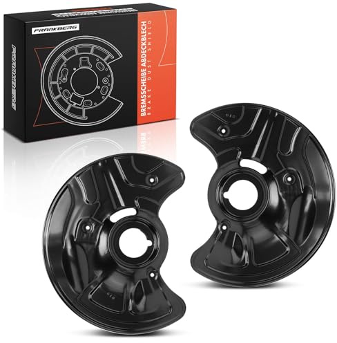 Frankberg 2x Placa de anclaje del disco de freno Delantero Izquierda Derecha Compatible con CLS C219 CLS280-CLS500 3.0L-5.5L 2004-2010 Clase E W211 E 200-E500 2.2L-5.5L 2002-2008 Replace# A2114200244