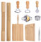 MEKOTRIN Pasta Maker Set - 10 PCS Pasta Making Tools Include Ravioli Stamp Cutters Gnocchi Board Rolling Pin Dumpling Ravioli Mould, Kitchen Tools Pasta Making Accessories
