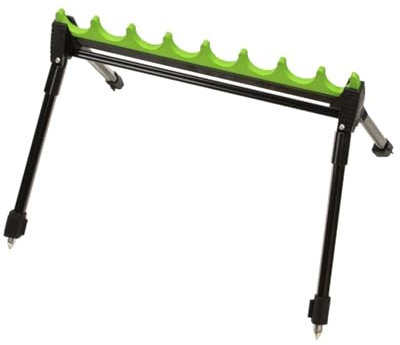 Supporto per canna da pesca regolabile in 2 pezzi in lega di zinco Supporto per canna da pesca a 4 gambe