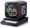 Ticktime TK3 Pomodoro Timer, Würfel-Timer mit 5/10/30/60 Min, 25/5 Pomodoro, Custom Countdown & Stoppuhr, Uhr, 3 Alarme, Lautlos/Vibration/Ton, für ADHS, Lernen, Küche, Arbeit, Schwarz