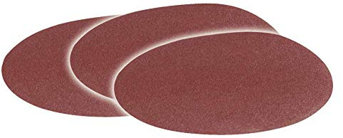 Scheppach 7903301701 Accessoire pour ponceuse/Kit Papier abrasif velcro, convient pour les Ponceuse à bande et à bts700, grain 80/120/180, diamètre 125 mm