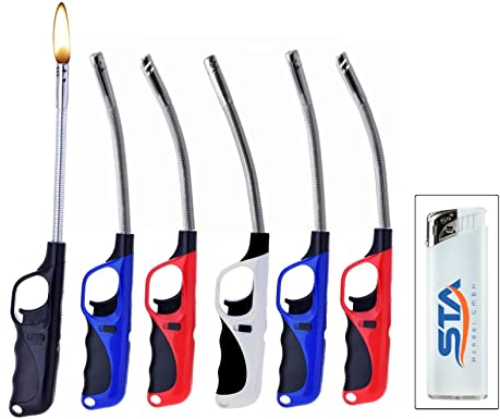 Feuerzeug FLEXIBEL 28,5 cm - V- BBQ Kamin + 1 gratis