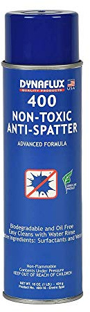 Dynaflux 400-16 Enviro Spat Silicone Free Superior Water Based Anti-Spatter, Non-Flammable, 16 oz Aerosol Can