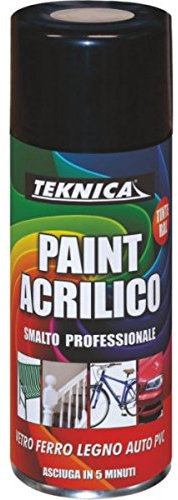 TEKNICA Pittura Spray Acrilico Opaco Verde Oliva 1 litro RAL 6003