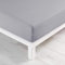 Douceur d'Intérieur drap housse 2 personnes 140 x 190 cm jersy galet