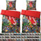 Sanilo® Bettwäsche 135x200 cm, 100% feinste Baumwolle, 4-teilig, Bettbezug, Kissenbezug 80x80cm, Oeko-TEX Zertifiziert (4-teilig 135x200 cm, Graffiti)