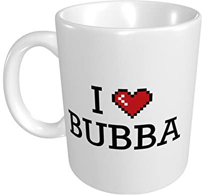 Lustige Tasse „I Love Bubba“-Tasse für Väter, Geburtstagsgeschenke, Ideen, lustige Geschenke für Männer
